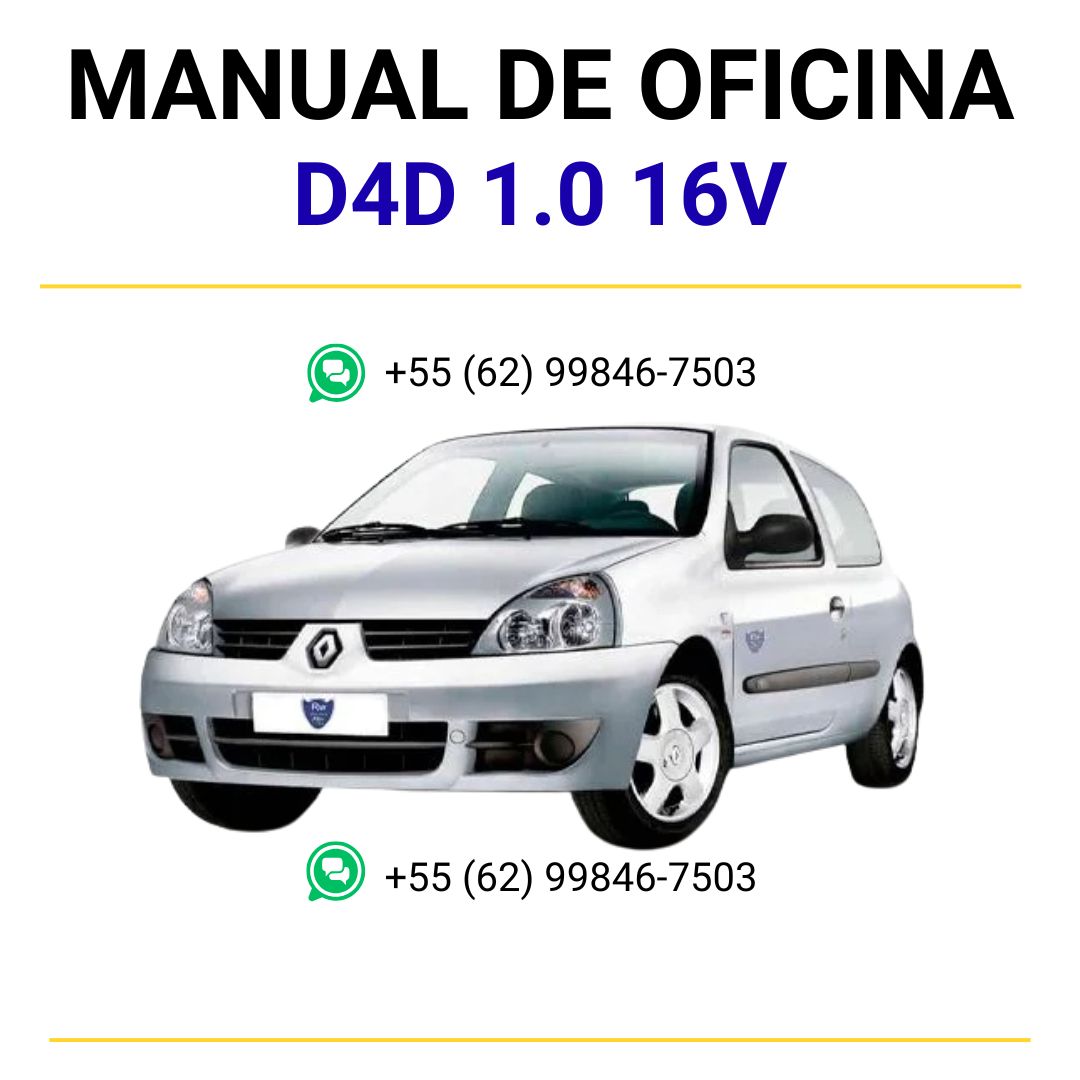MANUAL DE SERVIÇOS DE OFICINA PDF TROCA DA CORREIA DENTADA DO MOTOR RENAULT D4D 1.0 16V - O MECANICO