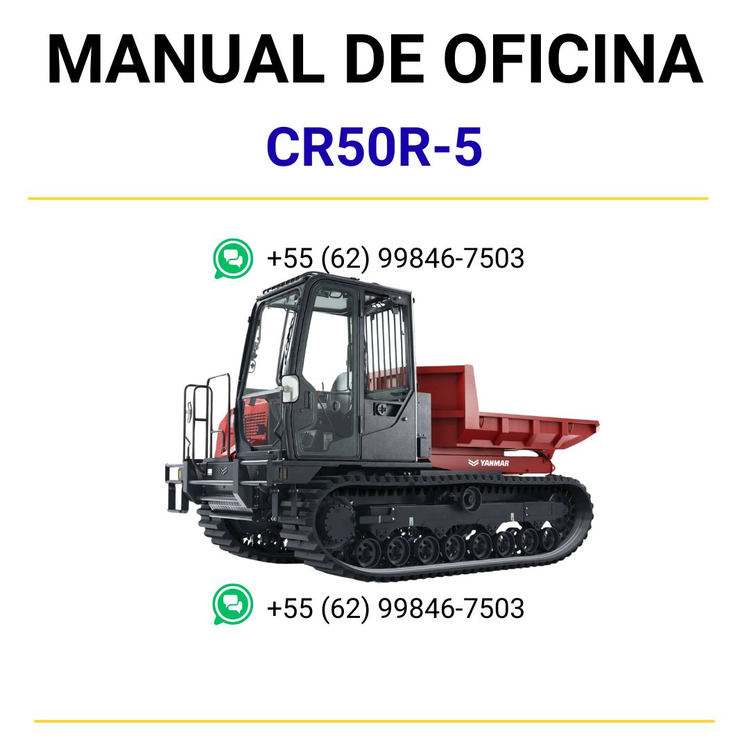 MANUAL DE SERVIÇOS DE OFICINA PDF TRANSPORTADOR CR50R-5 - YANMAR