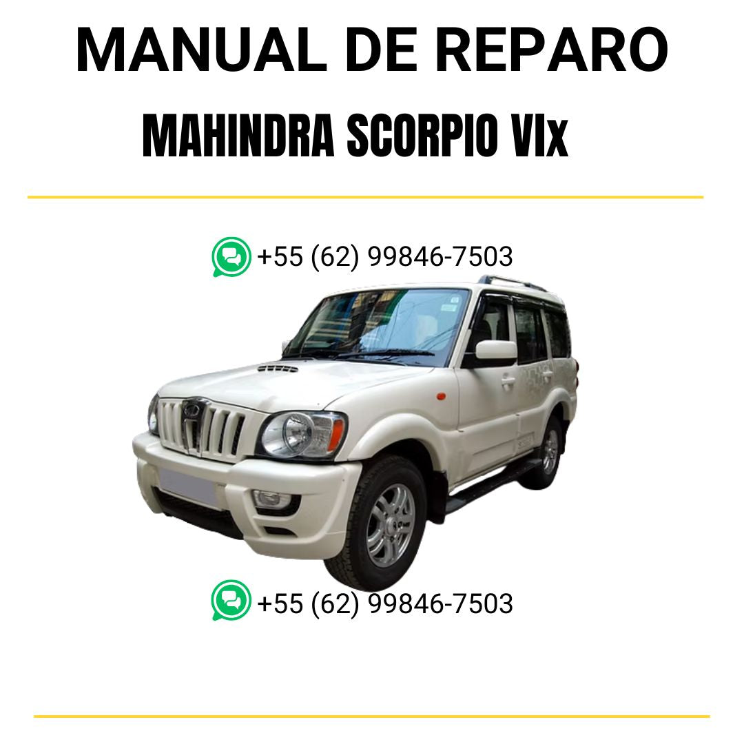 MANUAL DE REPARAÇÃO - MAHINDRA SCORPIO Vlx
