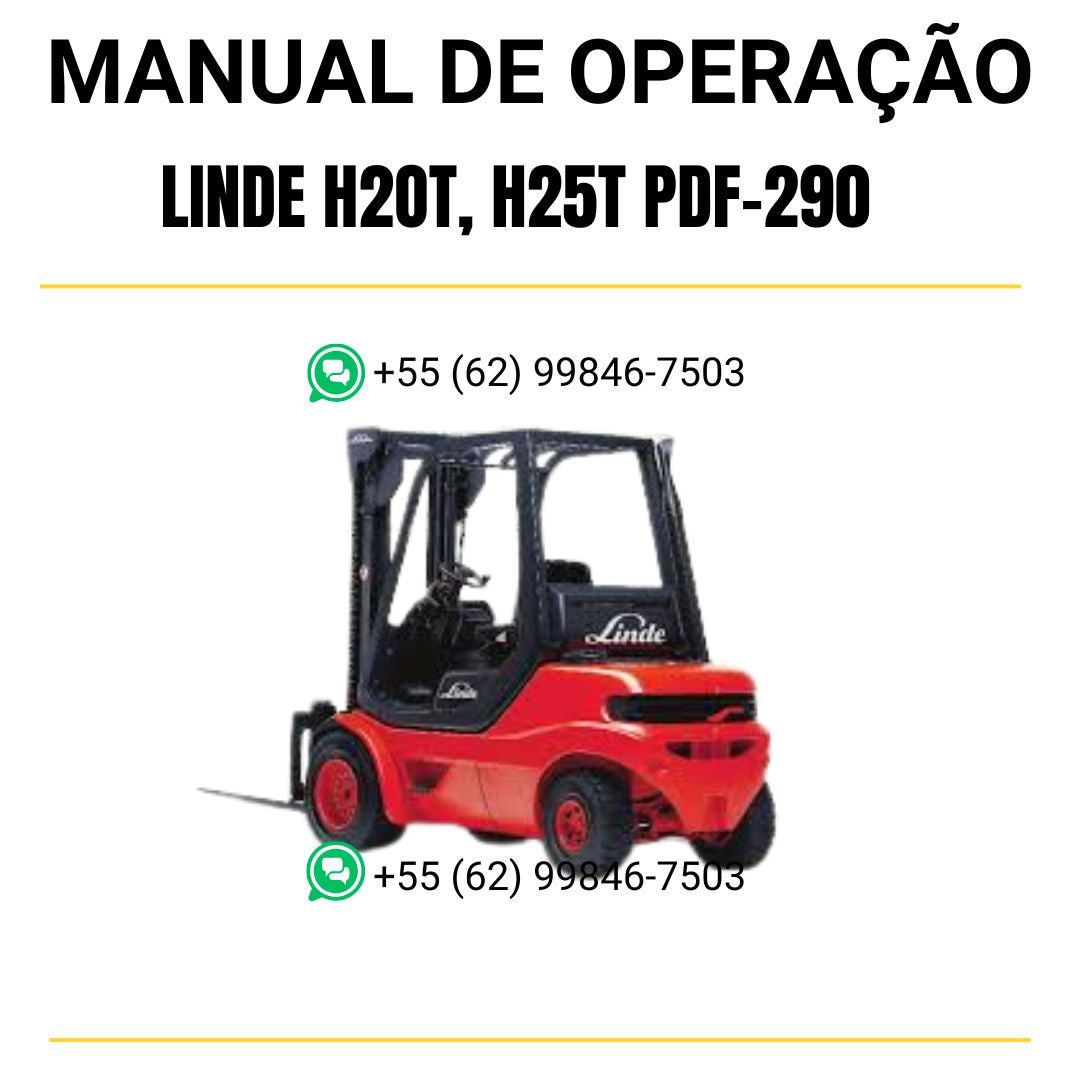 MANUAL DE OPERAÇÃO LINDE H2OT, H25T PDF-290