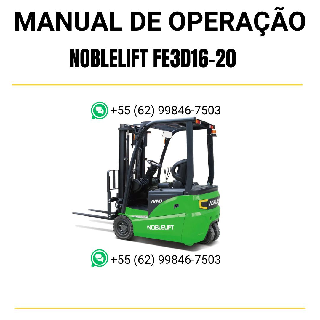 MANUAL DE OPERAÇÃO NOBLELIFT FE3D16-20