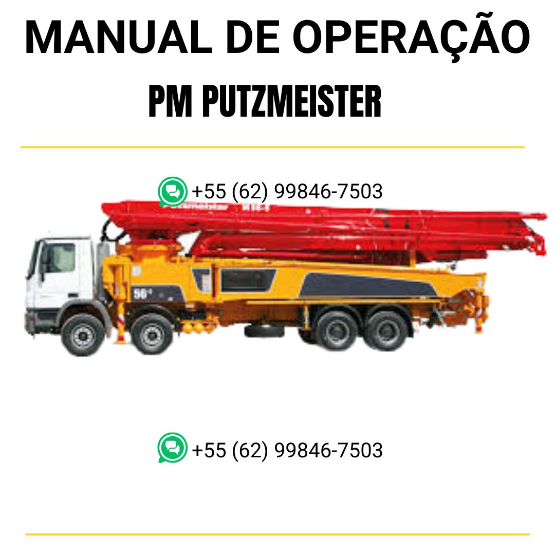 MANUAL DE OPERAÇÃO CONCRETE PUMP PM PUTZMEISTER