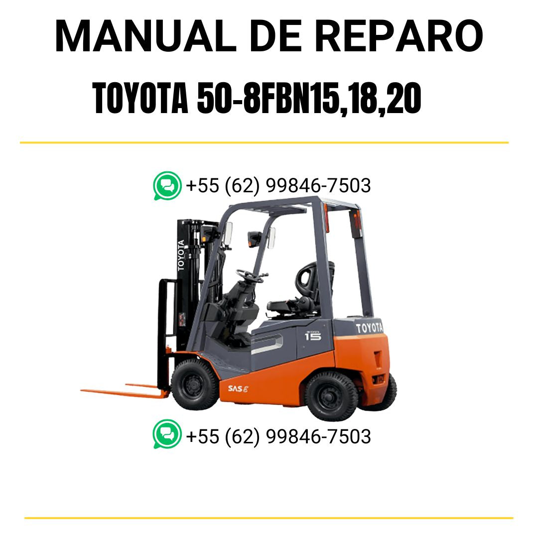 MANUAL DE REPARAÇÃO TOYOTA 50-8FBN15,18,20