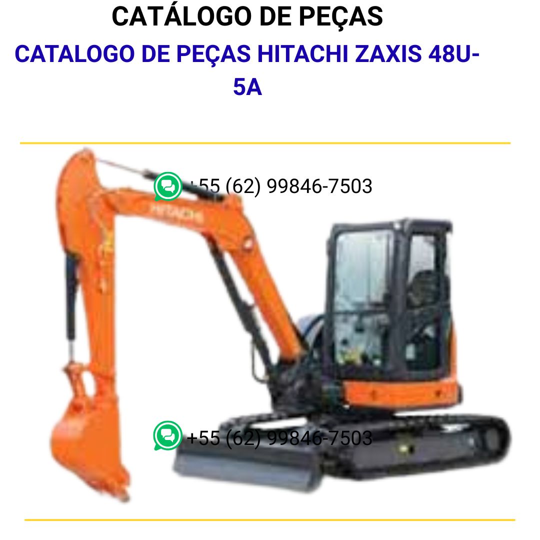 CATALOGO DE PEÇAS HITACHI ZAXIS 48U-5A