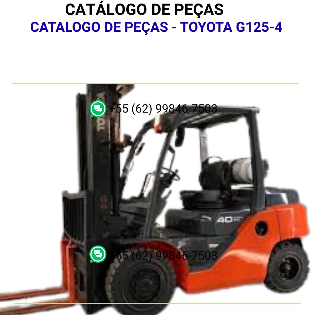 CATALOGO DE PEÇAS - TOYOTA G125-4