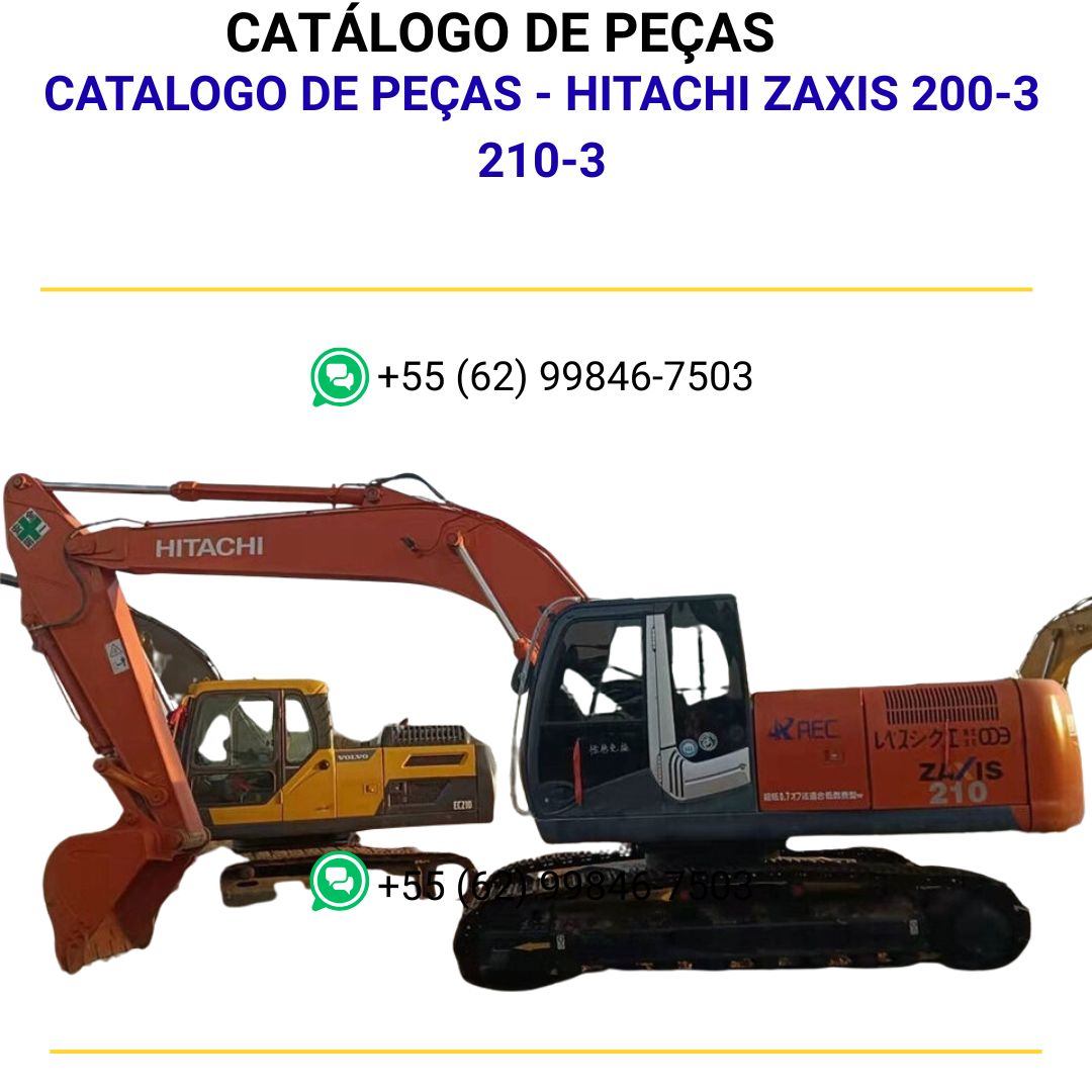CATALOGO DE PEÇAS - HITACHI ZAXIS 200-3 210-3