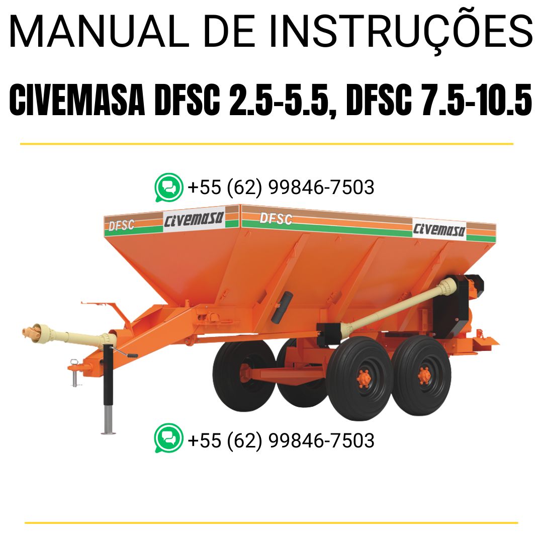 MANUAL DE INSTRUÇÕES PDF DISTRIBUIDORES DFSC 2.5-5.5, DFSC 7.5-10.5 - CIVEMASA