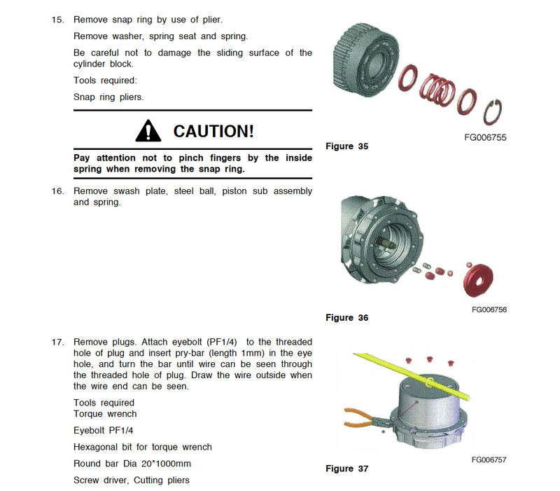 Manual De Servico Oficina Miniescavadeira DX35z Doosan