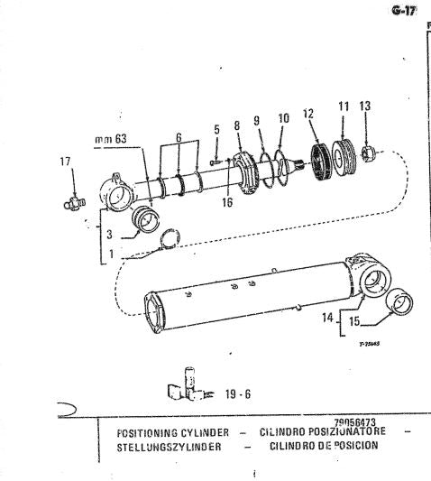 catalago de pecas retroescavadeira FR15B fiat allis