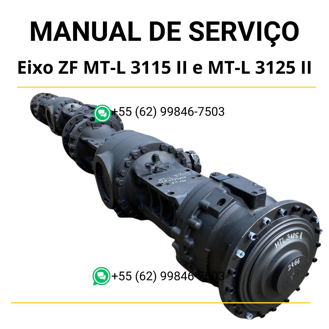 Manual de Instruções de Reparo – Eixo ZF MT-L 3115 II e MT-L 3125 II