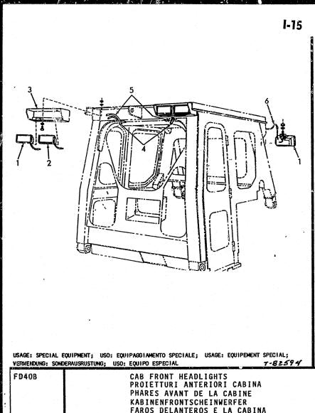 catalago de pecas tratores FD40B fiat allis