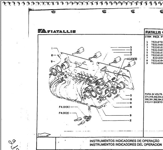 Catalogo de Peças Pa Carregadeira FR12B Fiat allis