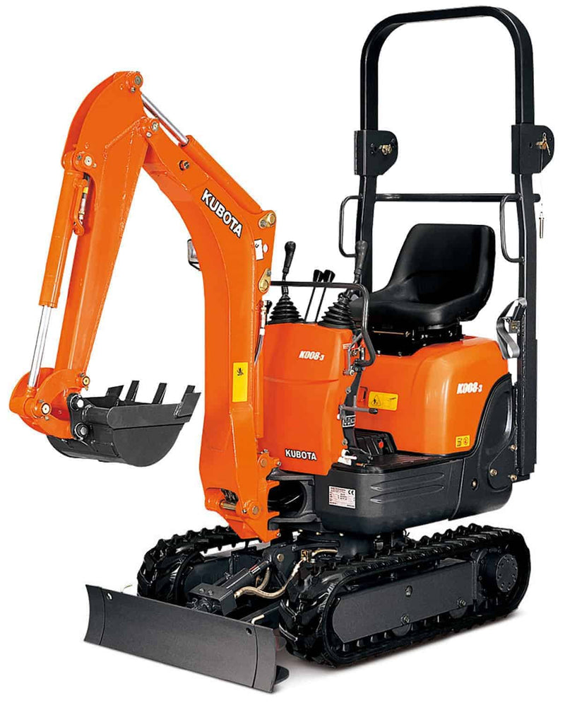 MANUAL DE SERVIÇO MINI ESCAVADEIRA - K008-3, U10-3 KUBOTA