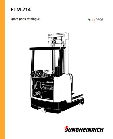 CATALOGO DE PEÇAS PDF EMPILHADEIRA ETM 214 - JUNGHEINRICH