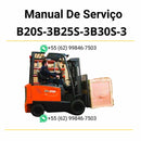 Manuais de serviço em PDF das empilhadeiras Doosan B20S-3, B25S-3 e B30S-3 com instruções técnicas completas para reparo e manutenção