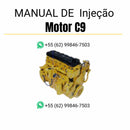Manual em PDF do sistema de injeção do motor Caterpillar C9, com instruções técnicas para diagnóstico e manutenção avançada