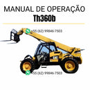 Manual em PDF de operação e manutenção da manipuladora telescópica Caterpillar TH360B, com orientações técnicas e procedimentos completos