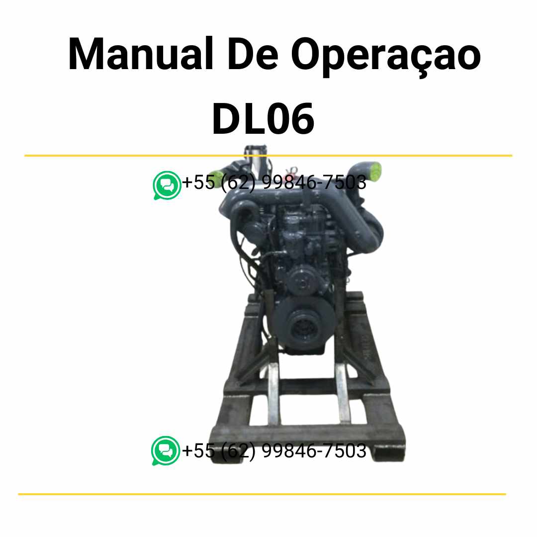 Manual de operação e manutenção Doosan DL06 motor diesel em PDF, orientações práticas com instruções detalhadas e ilustrações técnicas