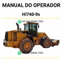 Manual do operador Hyundai HL740-9S pá carregadeira em PDF com instruções completas de uso, segurança operacional e manutenção