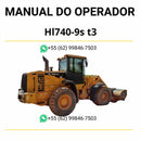 Manual do operador Hyundai HL740-9S (T3) pá carregadeira em PDF com orientações de operação segura, manutenção preventiva e instruções detalhadas