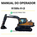 Manual do operador Hyundai R150LC-9 (T3) escavadeira em PDF com instruções práticas de uso, segurança e orientações de manutenção