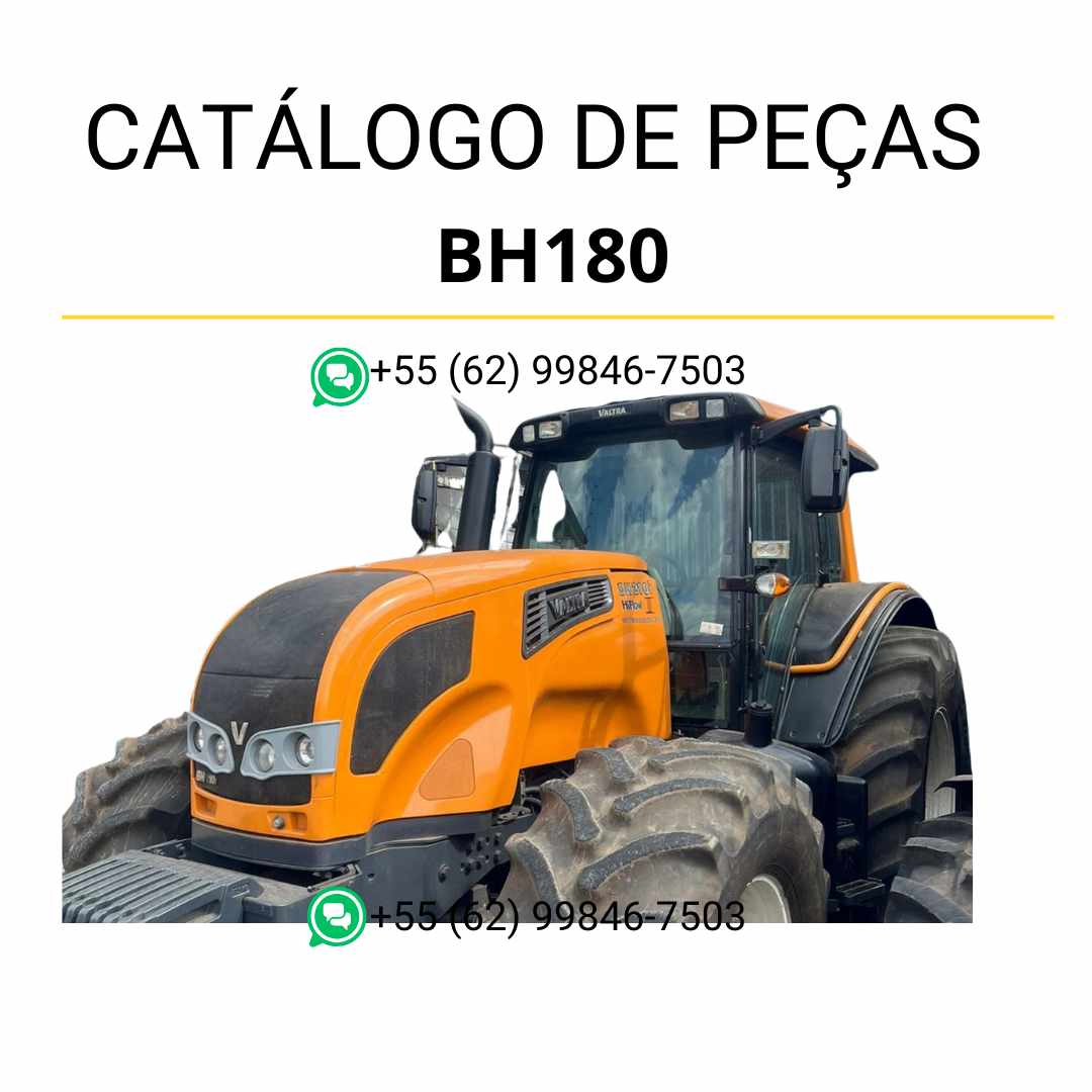 Manual do operador Valtra BH135, BH145, BH165, BH180 e BH200 em PDF — instruções detalhadas de uso, operação segura e manutenção preventiva do trator agrícola.