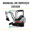 Manual de serviço Bobcat 325 e 328 em PDF com instruções técnicas, diagramas hidráulicos e guia completo de manutenção profissional