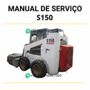 Manual de serviço Bobcat S150 em PDF para mini carregadeira, guia completo de manutenção com instruções detalhadas e ilustrações técnicas