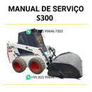 Manual de serviço Bobcat S300 em PDF para mini carregadeira, guia técnico completo com instruções detalhadas de manutenção e reparos