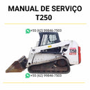 Manual de serviço Bobcat T250 para mini carregadeira em PDF, guia completo de manutenção com instruções detalhadas