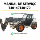 Manual de serviço Bobcat T40140 e T40170 manipuladores telescópicos em PDF com instruções completas para manutenção, reparos e ajustes técnicos
