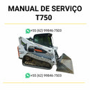 Manual de serviço Bobcat T750 mini carregadeira em PDF com instruções detalhadas para manutenção, reparos técnicos e ajustes completos