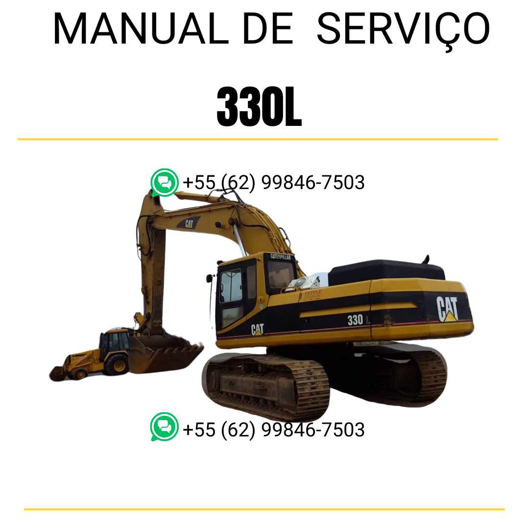 Manual de serviço Caterpillar 330L escavadora em inglês em PDF com orientações detalhadas para manutenção e reparos técnicos