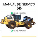 Manual de serviço Caterpillar 545 Wheel Skidder em inglês, PDF técnico completo com instruções de manutenção, reparo e diagramas originais ✅