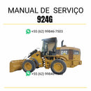 Manual de serviço Caterpillar 924G em PDF para carregadeira de rodas, com orientações técnicas detalhadas de manutenção e procedimentos de reparo