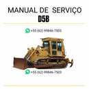Manual de serviço Caterpillar D5B em inglês, PDF completo para trator de esteira com instruções técnicas, ilustrações e guia de manutenção