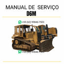 Manual de serviço Caterpillar D6M trator de esteira em inglês, guia completo de manutenção com instruções técnicas detalhadas em PDF