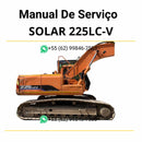 Manual de serviço Doosan Solar 225LC-V escavador hidráulico em PDF, guia completo de manutenção com instruções técnicas detalhadas e ilustrações