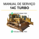 Manual de serviço Fiatallis 14C Turbo trator esteira em PDF, guia técnico ilustrado com instruções completas de reparo e manutenção