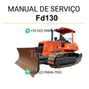 Manual de serviço Fiatallis FD130 trator de esteira em PDF com guia completo de manutenção, reparos técnicos e instruções detalhadas
