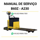 Manual de serviço Hyster B60Z em PDF com instruções detalhadas de manutenção e esquemas técnicos para empilhadeira.