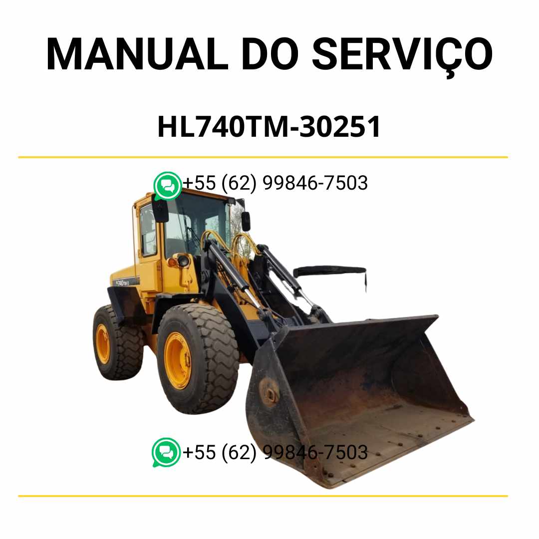 Manual de serviço Hyundai HL740TM-3 (