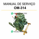 Manual de serviço dos motores OM-314 e OM-352 em PDF com instruções técnicas detalhadas, guias de reparo e manutenção completa
