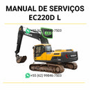 Manual de serviço de oficina Volvo EC220D L escavadeira em PDF com guia completo de manutenção e instruções detalhadas para reparos