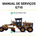 Manual de serviço de oficina Volvo G710 motoniveladora em PDF com guia técnico completo, instruções detalhadas e orientações de manutenção