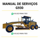 Manual de serviço de oficina Volvo G930 motoniveladora em PDF com guia completo de manutenção, ilustrações técnicas e procedimentos detalhados de reparo