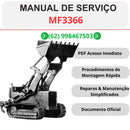 Manual de Serviço de Oficina – Trator Esteira Massey Ferguson MF3366 | PDF Inglês