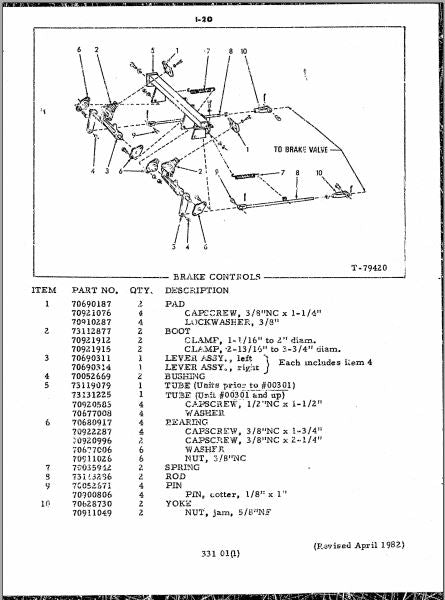 catalago de pecas tratores FD30 fiat allis