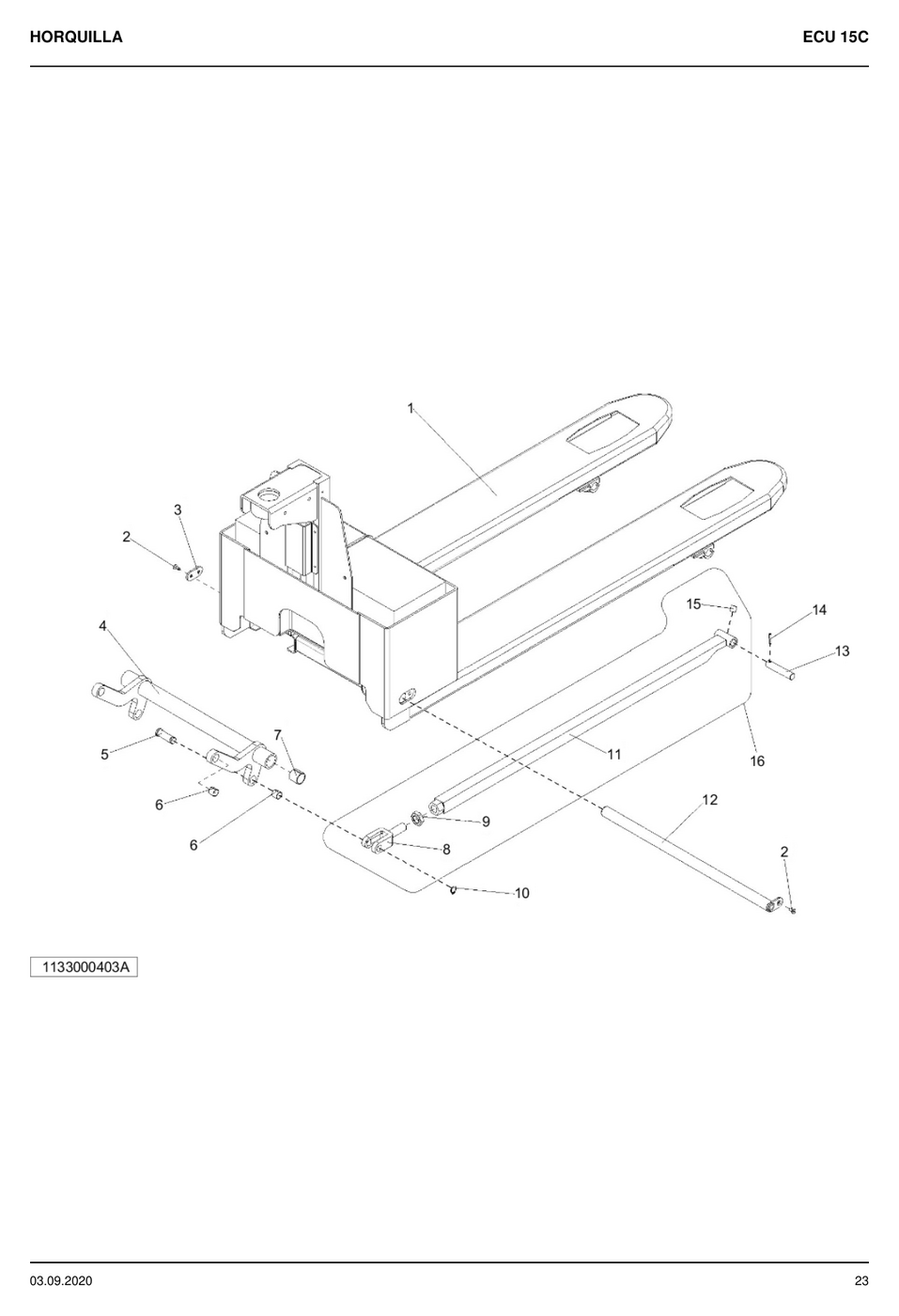 Catálogo de Peças STILL ECU 15C — diagrama 1