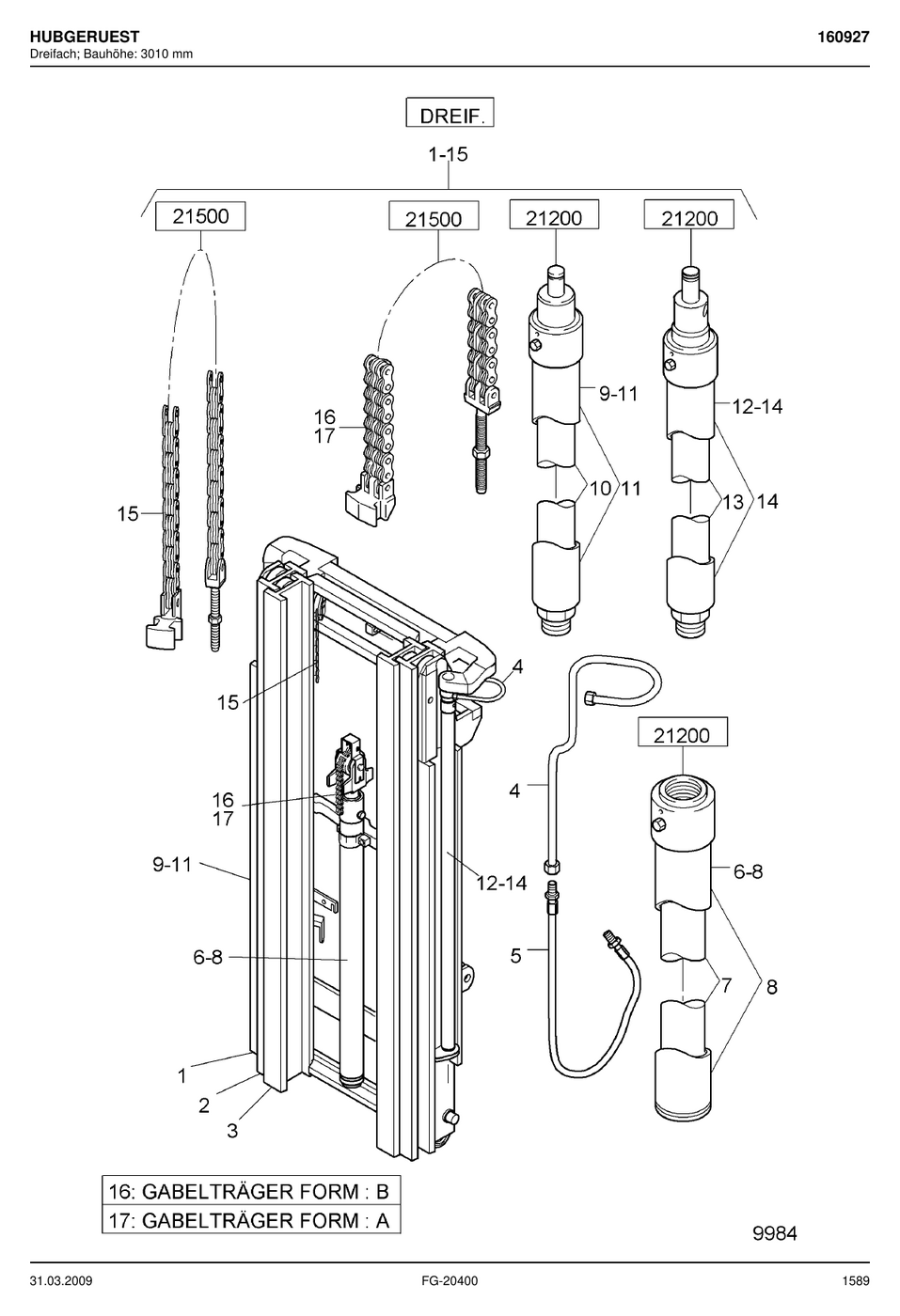 Catálogo de Peças STILL R70-16/18/20 compact — diagrama 1